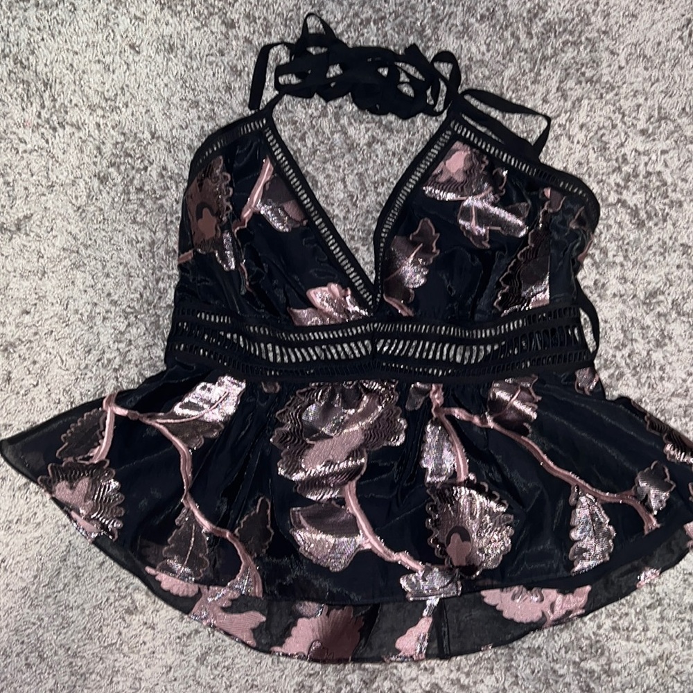 Rebecca Taylor halter cami. Size 10. Brand new with tags